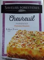 Mängden socker i Chevreuil Parmentier patates douces
