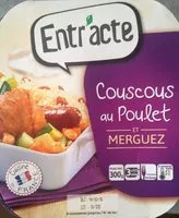 Mängden socker i Couscous au poulet et merguez