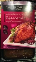 Mängden socker i Rôti d'épaule de Marcassin 5 épices et à l'Armagnac