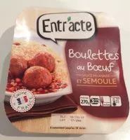 Mängden socker i Boulettes au boeuf sauce milanaise et semoule