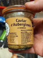 Mängden socker i Caviar d'aubergines