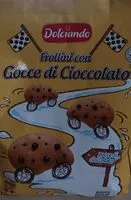 Mängden socker i Frollini con gocce di cioccolato