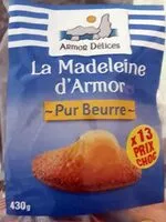 Mängden socker i La madeleine d'armor