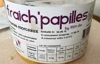 Mängden socker i Ananas en morceaux