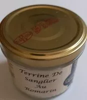 Mängden socker i Terrine de sanglier au romarin