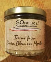 Mängden socker i Terrine façon Boudin Blanc aux Morilles