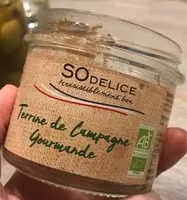 Mängden socker i Terrine de campagne gourmande