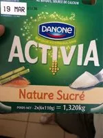 Mängden socker i Yaourt activia au bifidus nature sucré