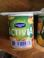 Mängden socker i Activia pêche