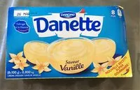 Mängden socker i Danette vanille