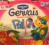Mängden socker i Gervais aux Fruits