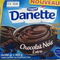 Mängden socker i Danette chocolat noir