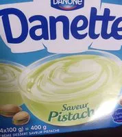 Mängden socker i Danette saveur pistache