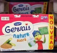 Mängden socker i Gervais nature sucre