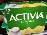 Mängden socker i Activia Saveur Coco Citron Vanille