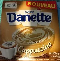 Mängden socker i Danette saveur Cappuccino