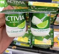 Mängden socker i Activia citron vert