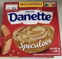 Mängden socker i danette saveur spéculoos