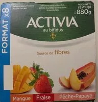 Mängden socker i Activia