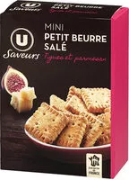 Mängden socker i Mini petit beurre parmesan figue saveurs