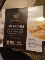 Mängden socker i Triangoli aux champignons & à la truffe d'été