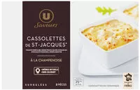 Mängden socker i Cassolettes Saint-Jacques sauce à la champenoise