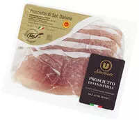 Mängden socker i Jambon de San Daniele 14 mois d'affinage Saveurs