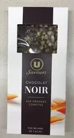 Mängden socker i Tablette de chocolat noir aux oranges confites