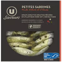 Mängden socker i Mini sardines 5 baies huile olive