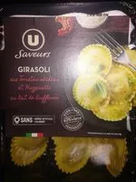 Mängden socker i Girasoli aux tomates séchées et mozzarella au lait de bufflonne