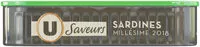 Mängden socker i Sardines millésimées à l'huile d'olive vierge extra Saveurs