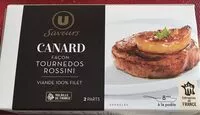 Mängden socker i Canard façon tournedos Rossini surgelé Saveurs