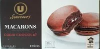Mängden socker i Macarons cœur chocolat