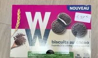 Mängden socker i Biscuits au cacao fourrés à la crème saveur vanille