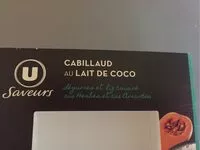 Mängden socker i Cabillaud au lait de coco