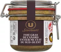Mängden socker i Foie gras de canard entier mi-cuit du Sud Ouest label rouge Saveur