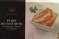 Mängden socker i Purée châtaigne courge butternut potiron surgelé