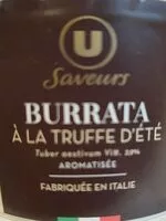 Mängden socker i Burrata à la truffe d’été