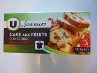 Mängden socker i Cake aux fruits pur beurre