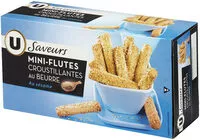 Mängden socker i Mini flûte droite sésame