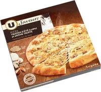 Mängden socker i Pizza à base de sauce aux champignons et à la truffe blanche d'été 1,08% et arome truffe