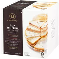 Mängden socker i Pain surprise aux céréales surgelé Saveurs