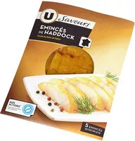 Mängden socker i Emincés de haddock fumés Saveurs