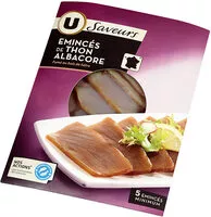 Mängden socker i Emincés de thon Albacore fumés Saveurs