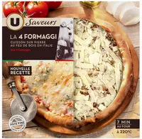 Mängden socker i Pizza 4 formaggi saveurs