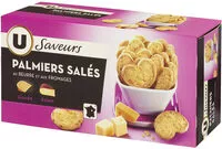 Mängden socker i Palmiers salés fromage