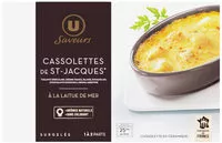 Mängden socker i Cassolette de Saint Jacques surgelés Saveurs