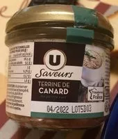 Mängden socker i Terrine de canard