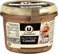 Mängden socker i Rillettes de canard Saveurs