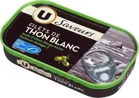 Mängden socker i Filets thon blc à l'huile olive vierge extra